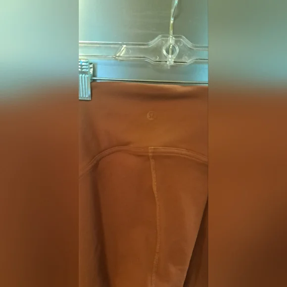 Ladies Lululemon Instill High-Rise Tights Athletic Yoga Gym Train Cinnamon 2 - Picture 2 of 8